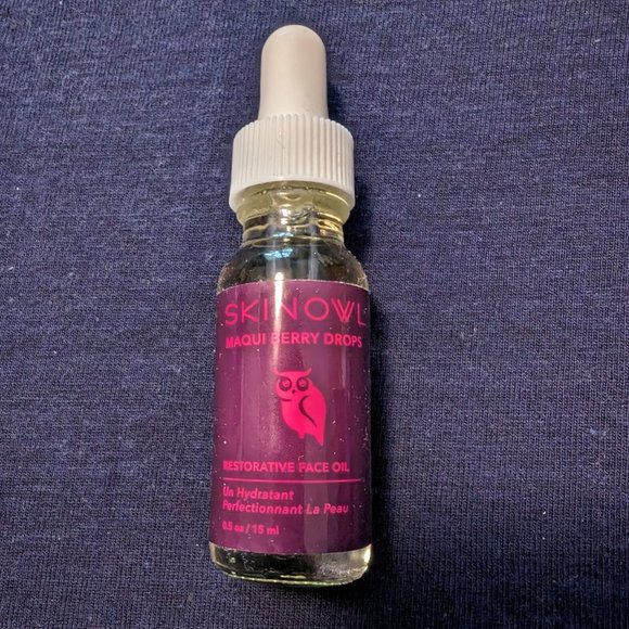 SkinOwl Maqui Berry Drops Restorative Face Oil - Unopened in Bottle - Picture 1 of 2